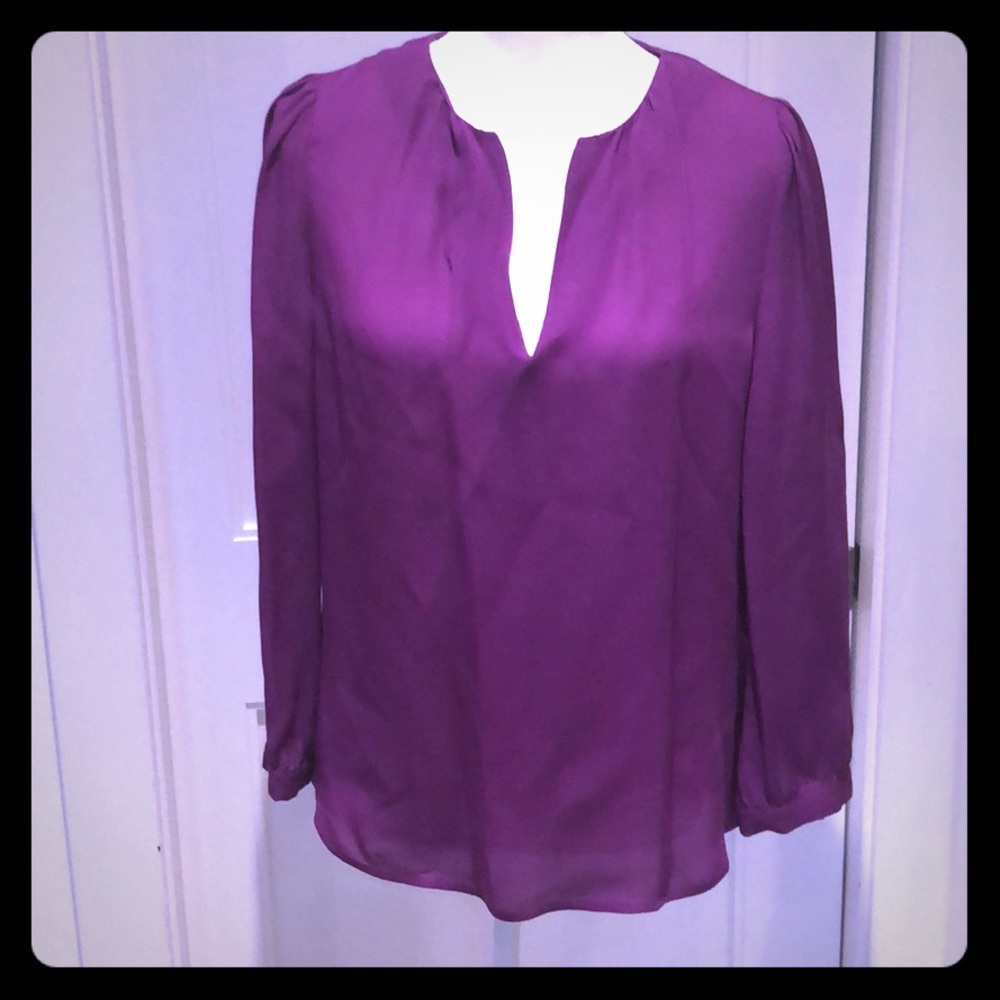 Joie Fuchsia  Silk blouse